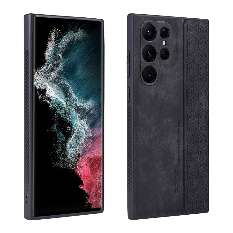 AZNS 3D Embossed Skin Feel Phone Case - For Samsung Galaxy S22 Ultra - mosaccessories